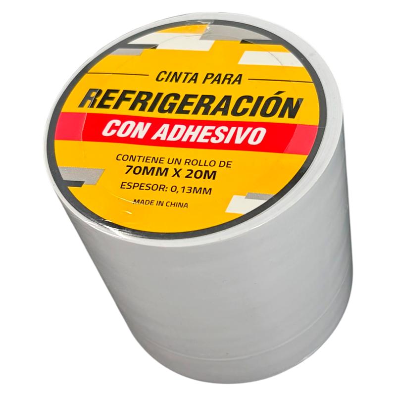 Cinta de PVC blanca con adhesivo x 20 metros