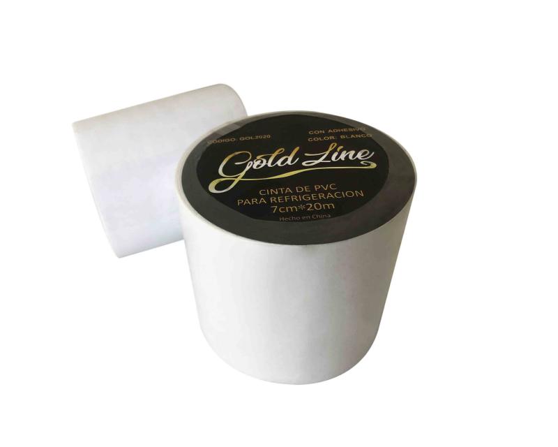 Cinta de PVC blanca con adhesivo x 20 metros