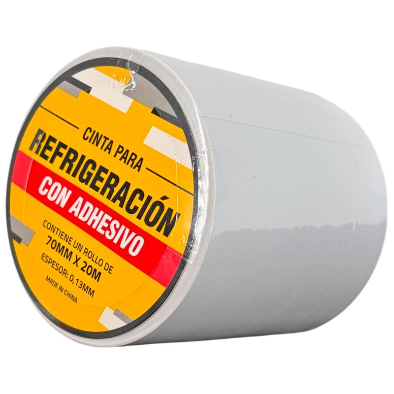 Cinta de PVC blanca con adhesivo x 20 metros