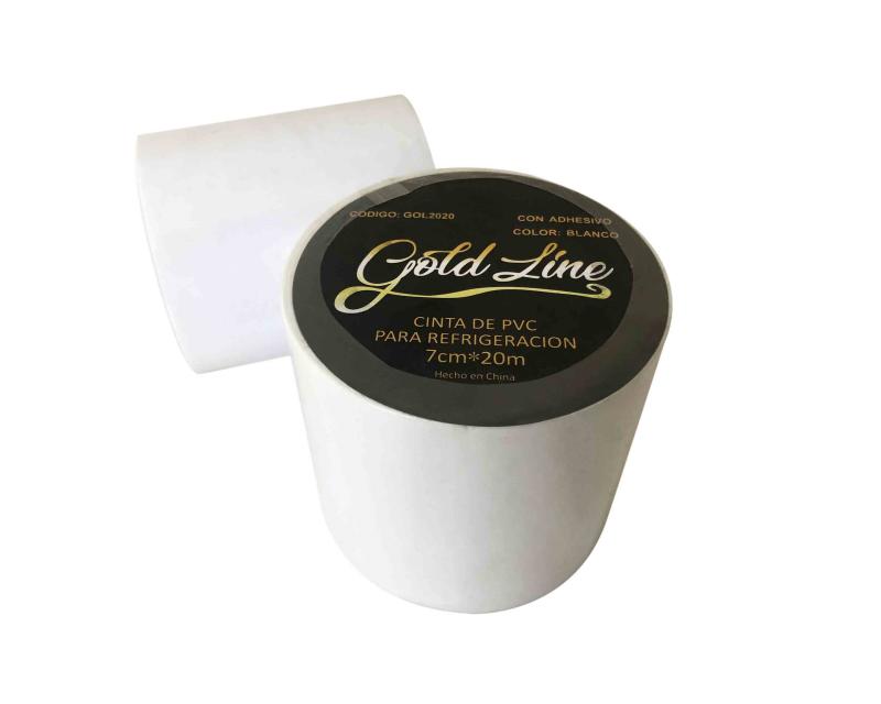 Cinta de PVC blanca con adhesivo x 20 metros