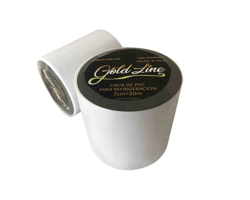 Cinta de PVC blanca con adhesivo x 20 metros