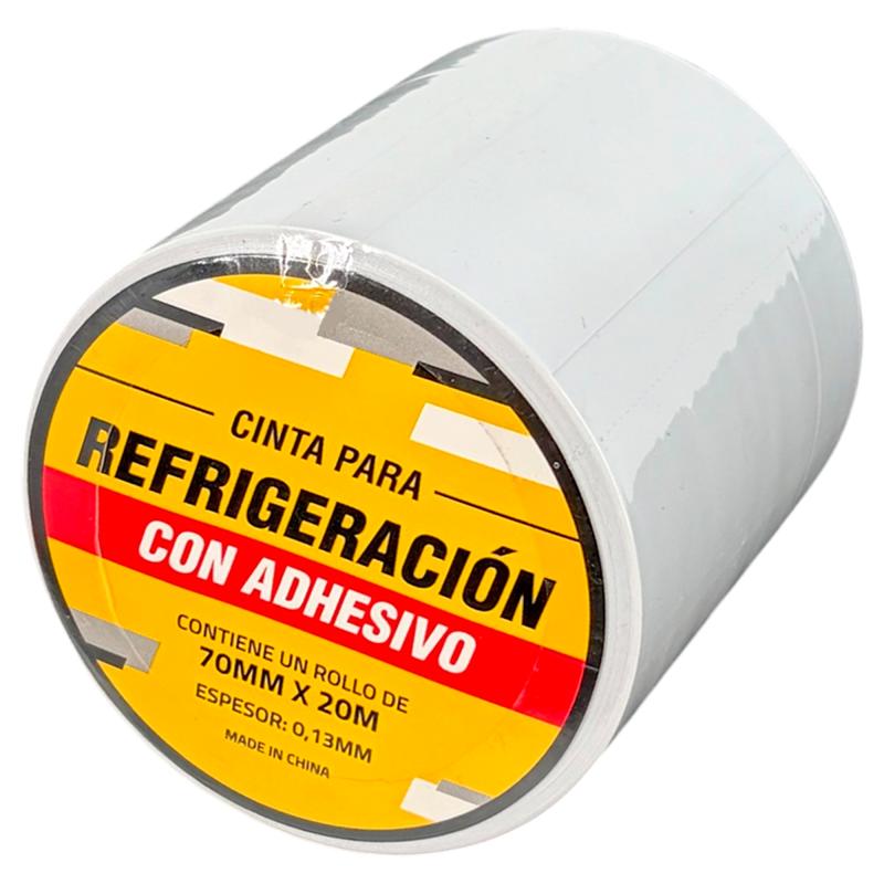 Cinta de PVC blanca con adhesivo x 20 metros