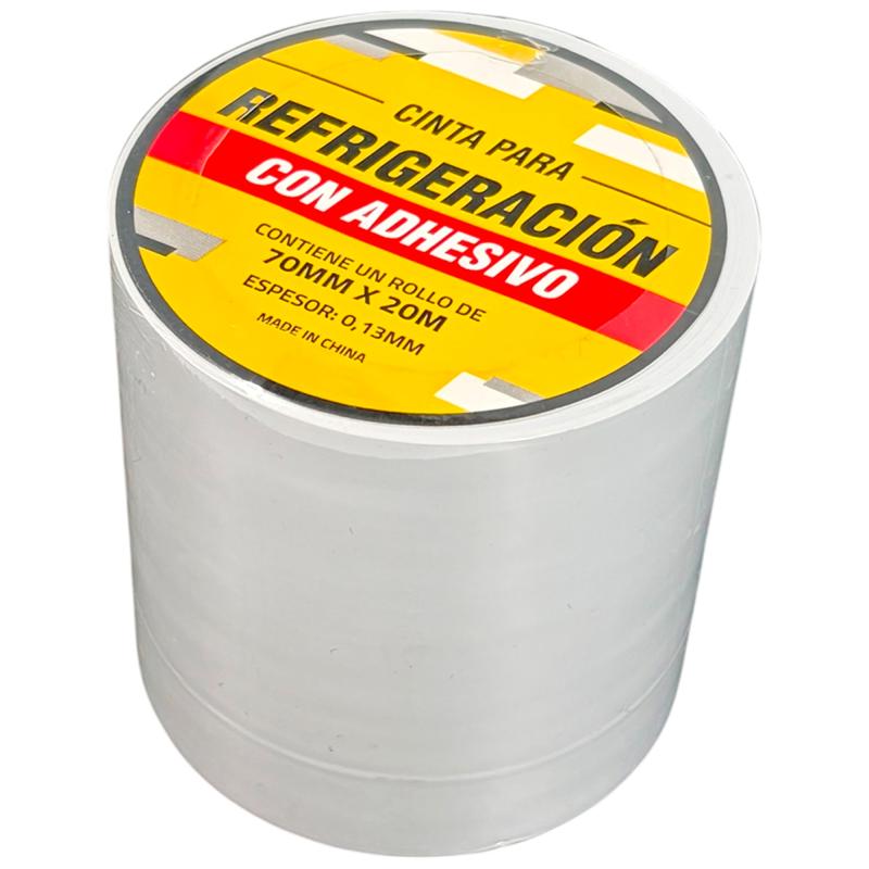 Cinta de PVC blanca con adhesivo x 20 metros