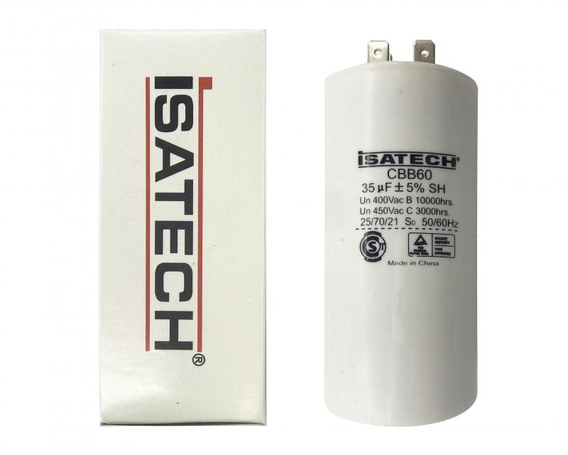 Capacitor Isatech 35 mf para lavarropas