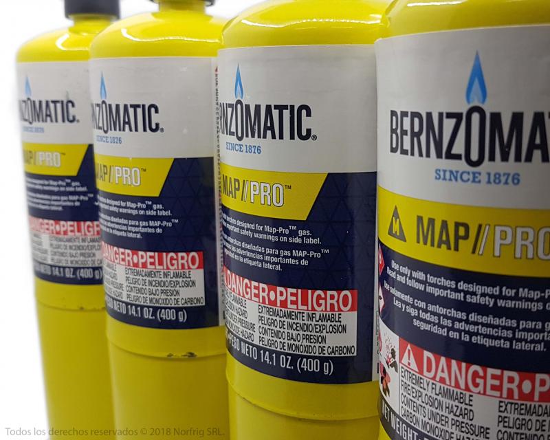 Lata de gas refrigerante Map Pro 400 gr