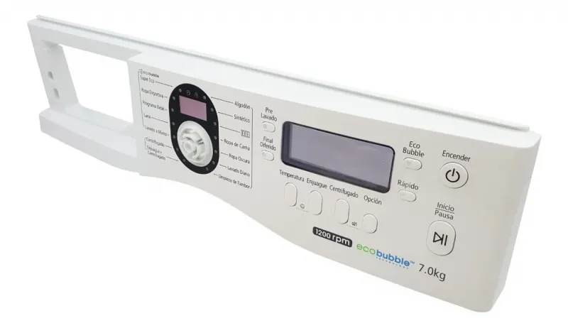 Frente original de lavarropas Samsung 1702