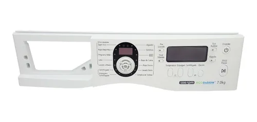 Frente original de lavarropas Samsung 1702