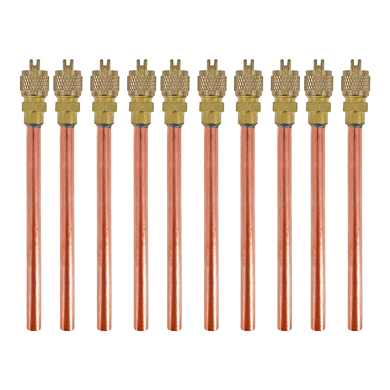 Valvula Con Chicote 1/4 Soldar Refrigeracion Aire X10