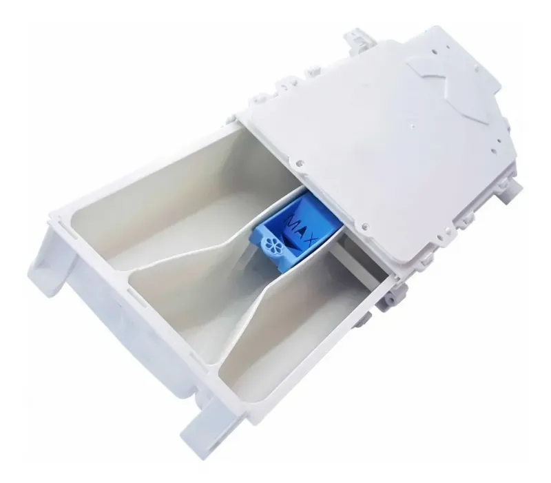 Jabonera completa de lavarropas Longvie L6508 L6510 L8010 L8012