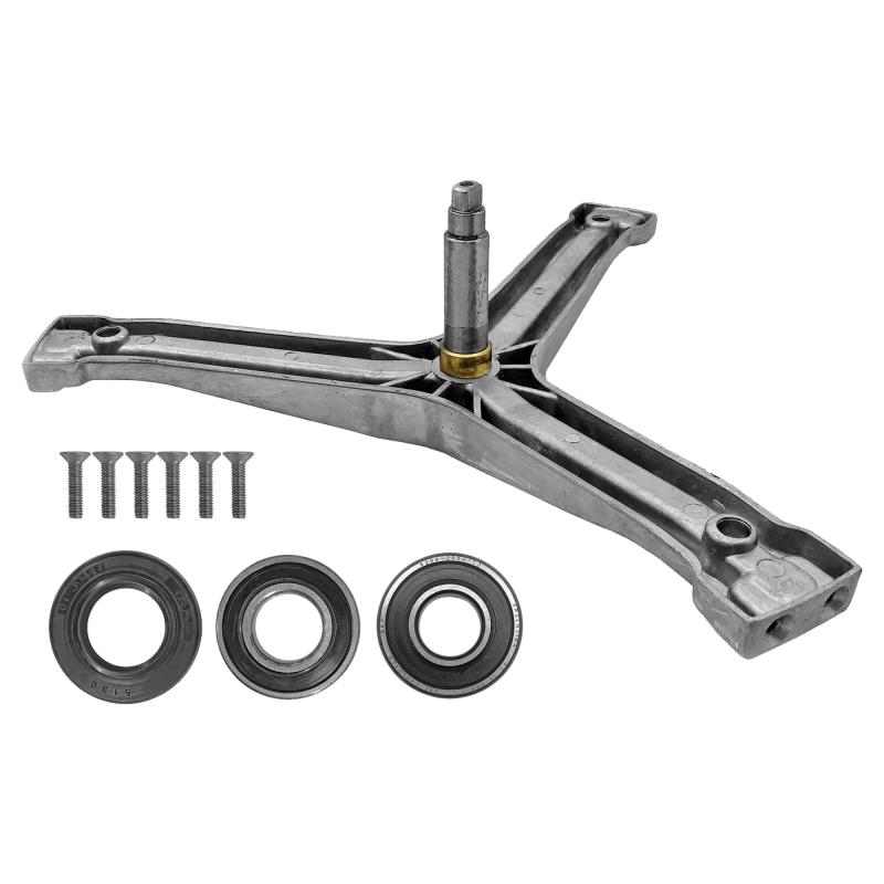 Kit de soporte, tornillos, retén y rulemanes para lavarropas Whirlpool y Drean