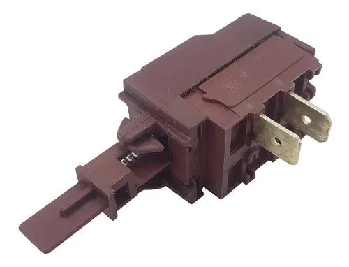 Interruptor de encendido de dos contactos para lavarropas Longvie, Whirlpool y Drean