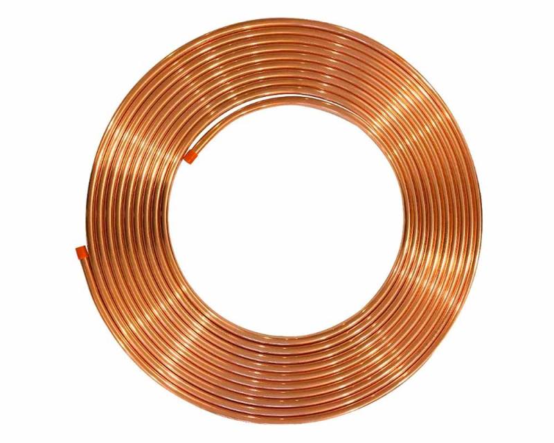 Caño de cobre 5/8" x metro lineal