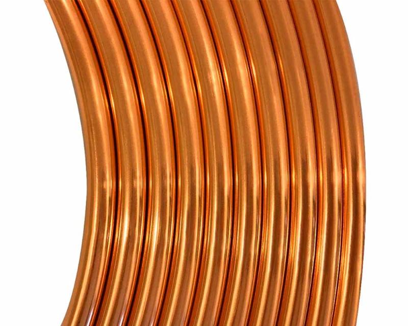 Caño de cobre 5/8" x metro lineal