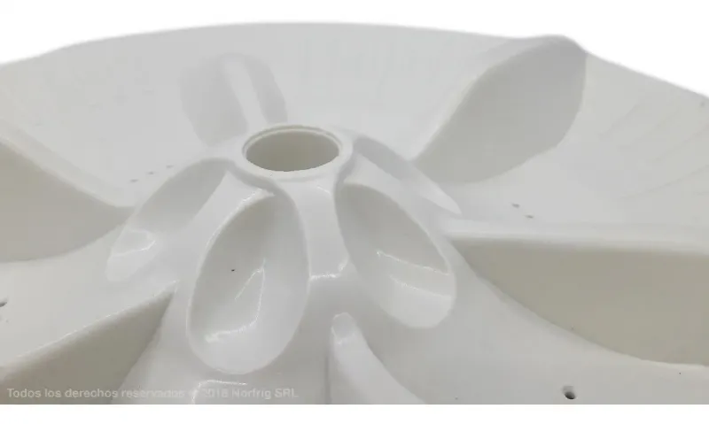 Turbina agitador 34 cm original de lavarropas Peabody