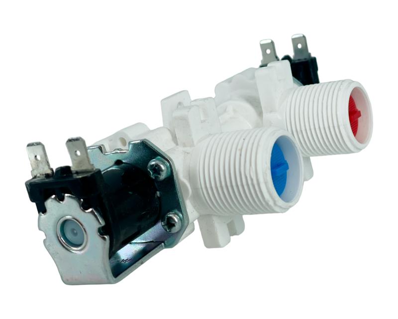 Electroválvula de lavarropas Philco original PH08, PH10, PH12 2 entradas y una salida