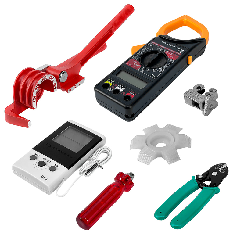 Kit de herramientas N°7 Refrigeración aire acondicionado Manifold