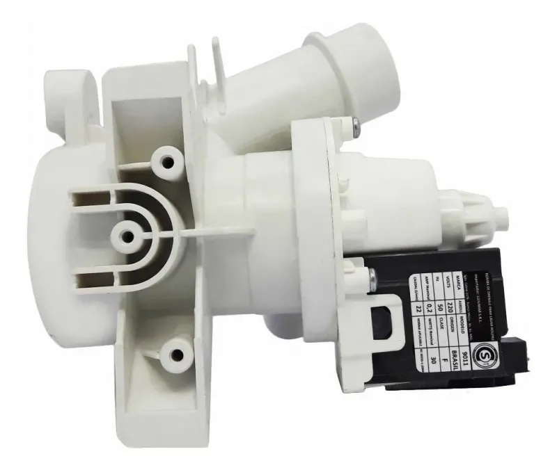 Bomba de desagote para lavarropas y lavasecarropas Longvie y Candy