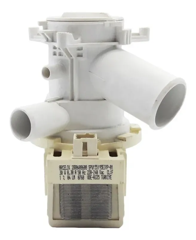 Bomba de desagote original de lavarropas Whirlpool WLCF70B WLCF85B