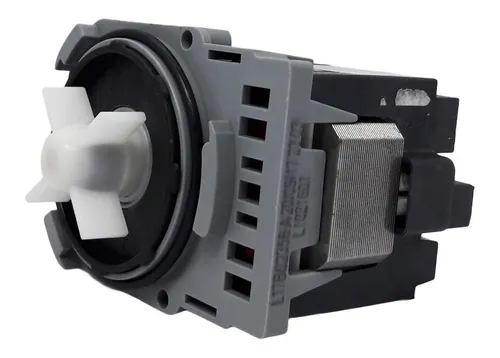 Motor de bomba de desagote 3 trabas para lavarropas Philco PH13, Ranser y Atma