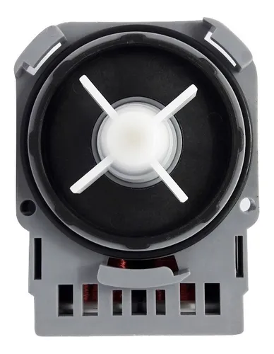 Motor de bomba de desagote 3 trabas para lavarropas Philco PH13, Ranser y Atma