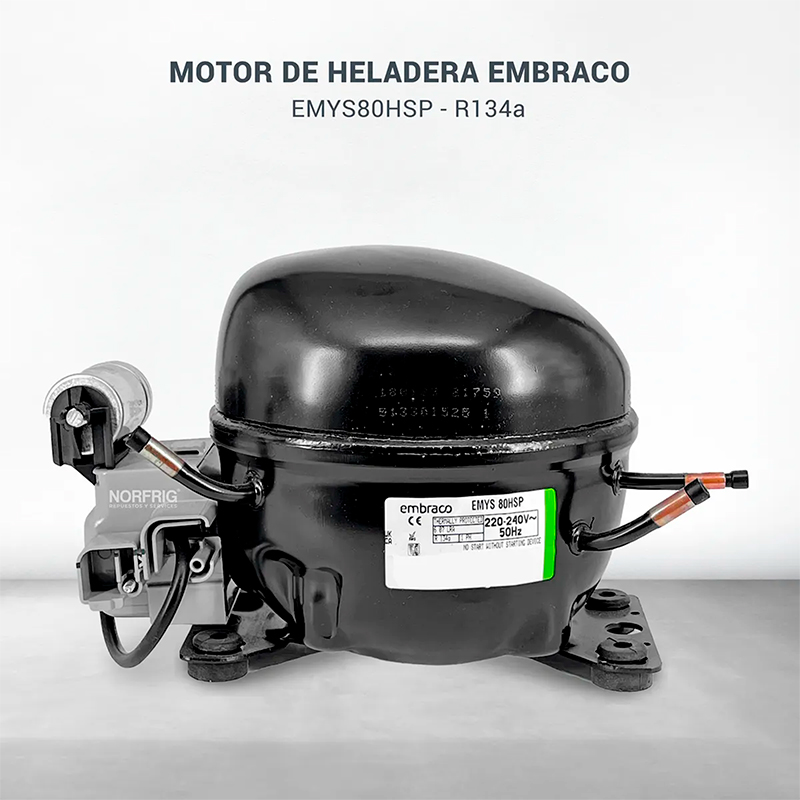 Motor Compresor Embraco 1/4 R134a Emys80hsp Original