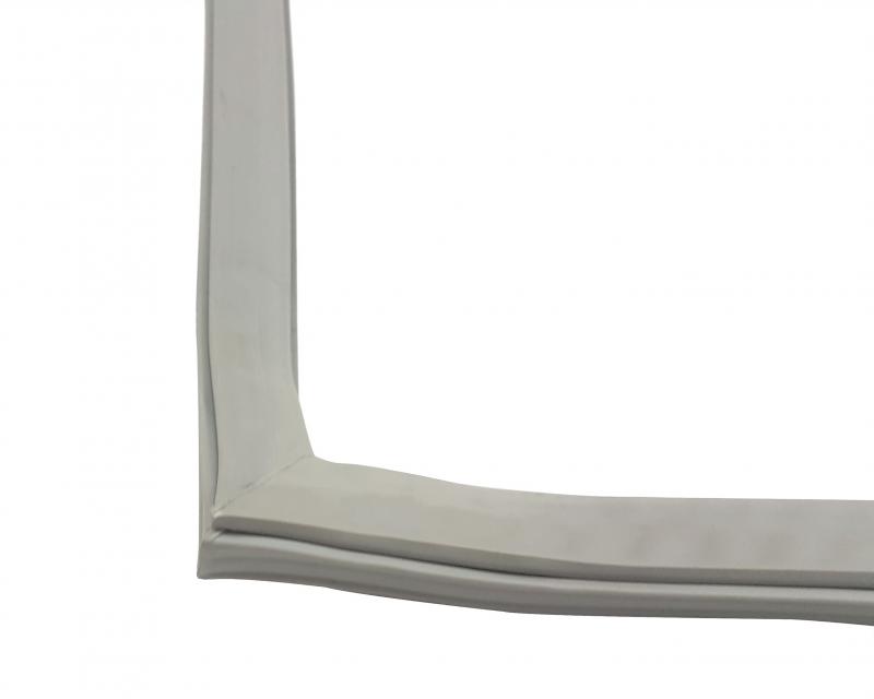 Juego de burletes en L gris 75x140 cm