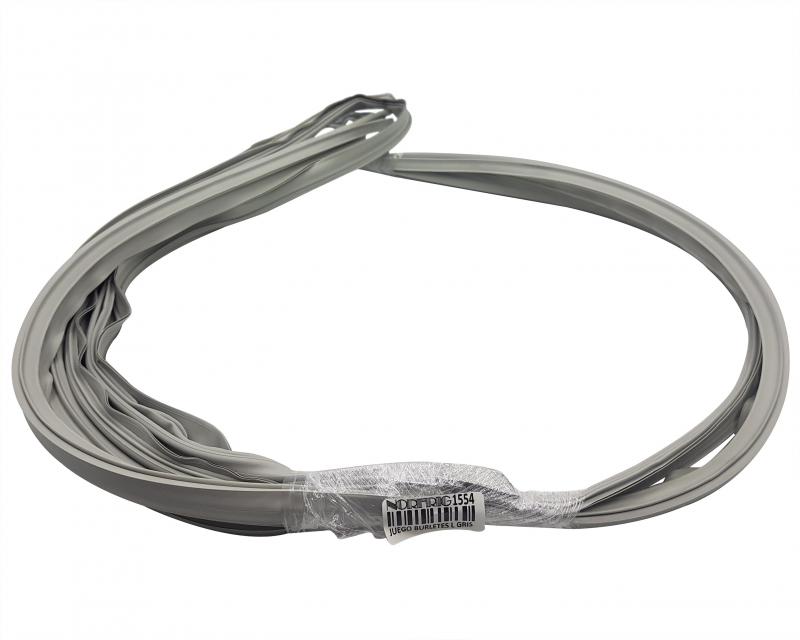 Juego de burletes en L gris 75x140 cm