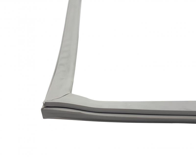 Juego de burletes en L gris 75x140 cm