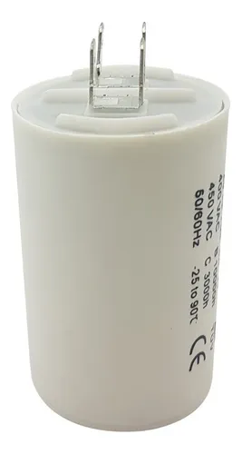 Capacitor de marcha 25 MF AC&C para lavarropas