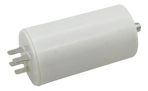 Capacitor de marcha con tornillo 22 MF Isatech para lavarropas