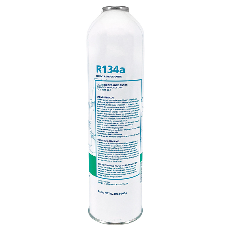 Lata de gas refrigerante Anton R134 900 gr