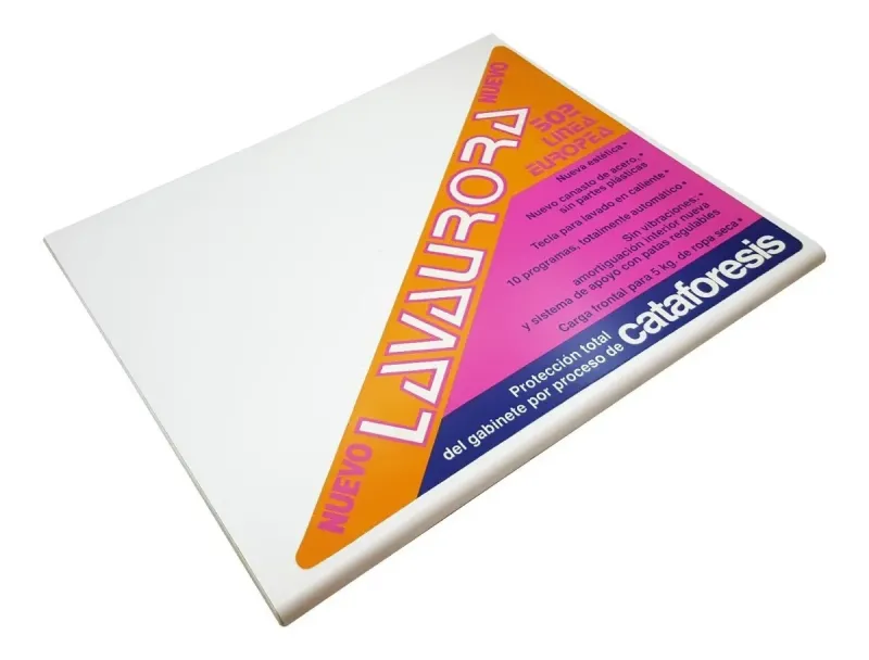 Tapa superior lavarropas Aurora 5502 5508 5516