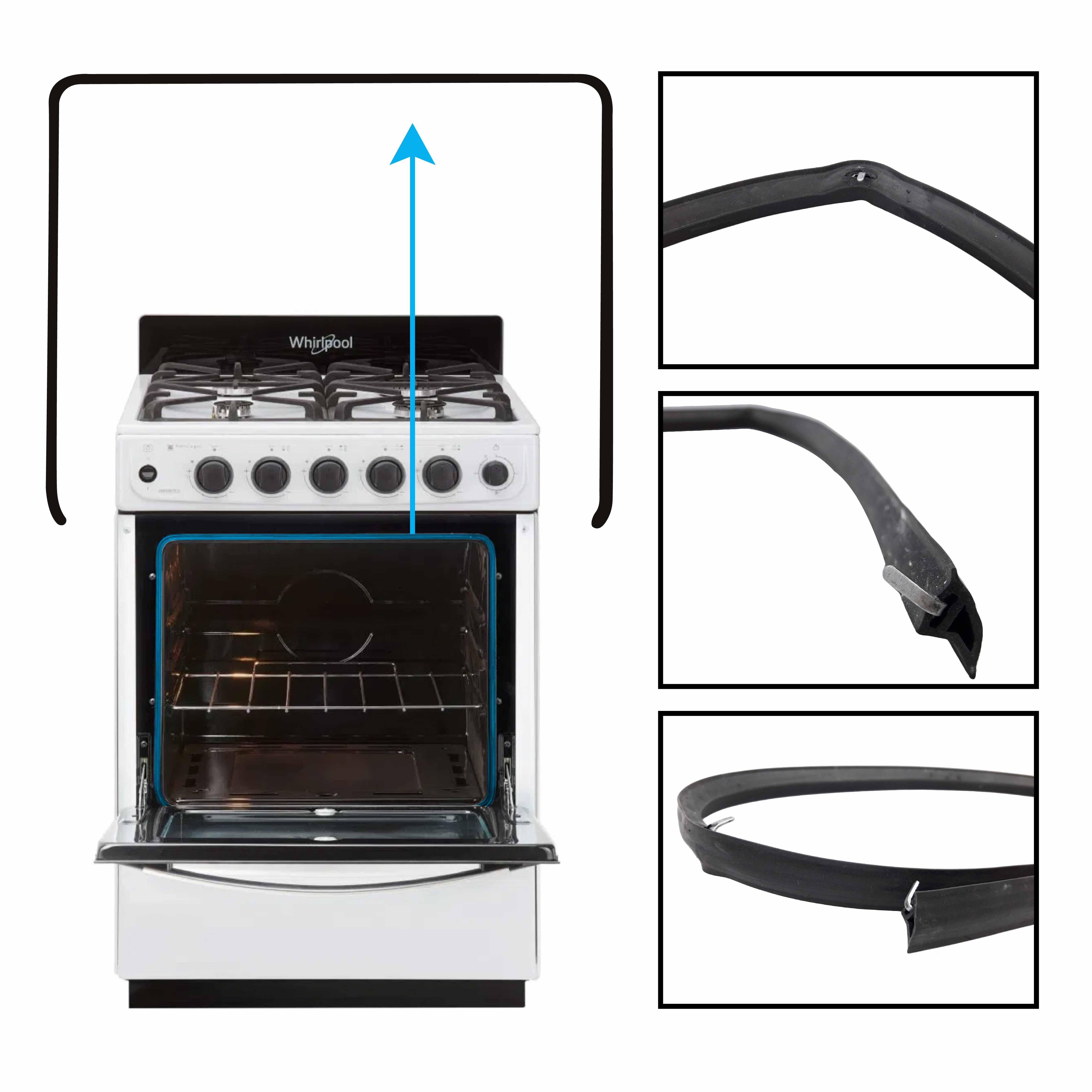 Burlete original de cocina Whirlpool WFB56 WFN56 WFX56