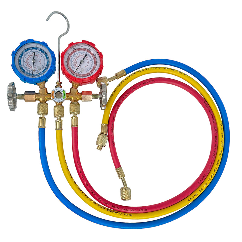 Manifold combinado R134 R410 R404 R22 R12