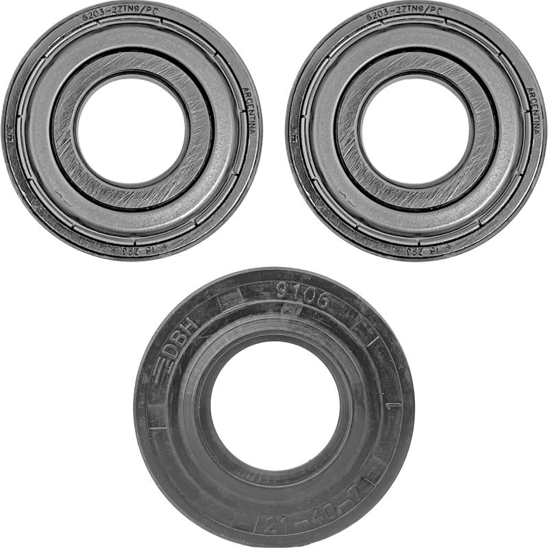 Kit rulemanes para lavarropas Drean, Aurora, Whirlpool, Bosch 6203 6203 SKF