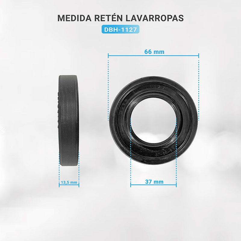 Kit rulemanes y retén para lavarropas LG F1200TD inverter