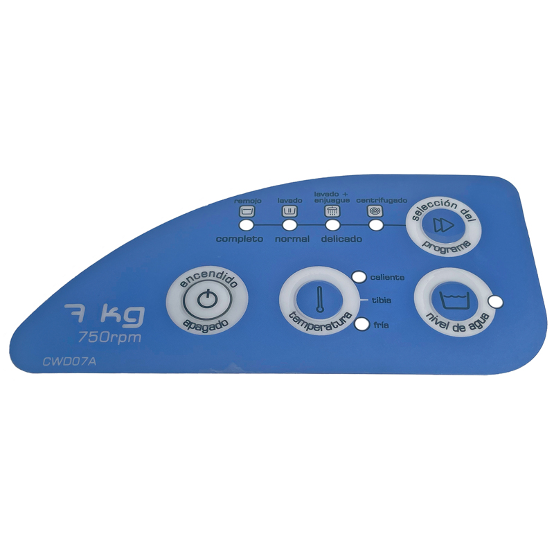 Membrana Panel Decorativo Lavarropas Eslabon De Lujo Cwd07a