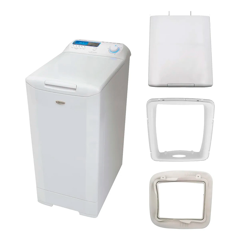 Combo Tapa Marco Fuelle Lavarropas Drean Gold Blue 10.6 10.8