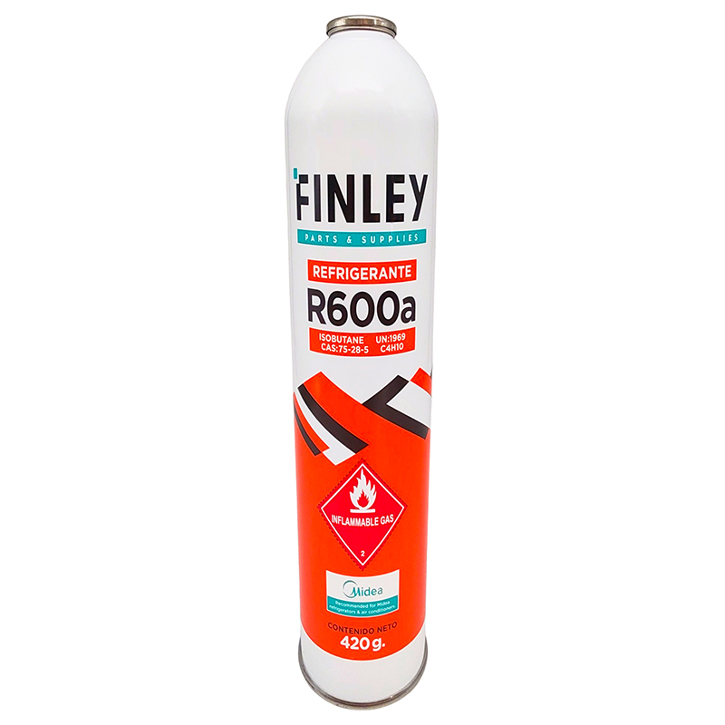 Gas Refrigerante Lata Finley R600a 420g