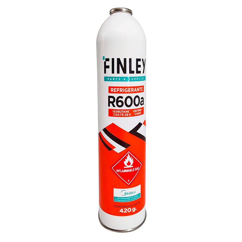 Gas Refrigerante Lata Finley R600a 420g