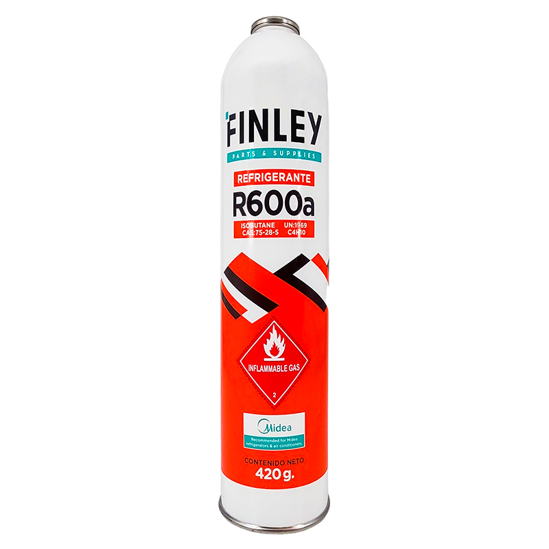 Gas Refrigerante Lata Finley R600a 420g