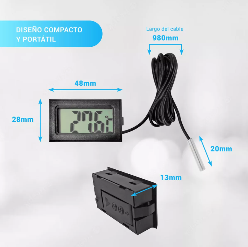 Termometro Digital Simple Tpm-10 Apto Refrigeración