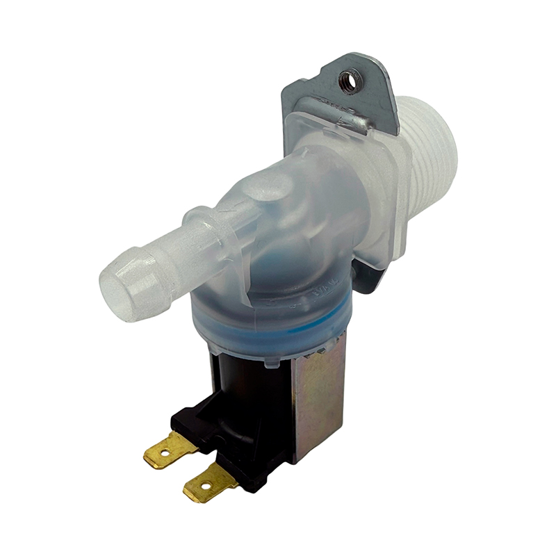 Electroválvula 1 vía 180° para lavarropas Candy, Whirlpool, Longvie y otros