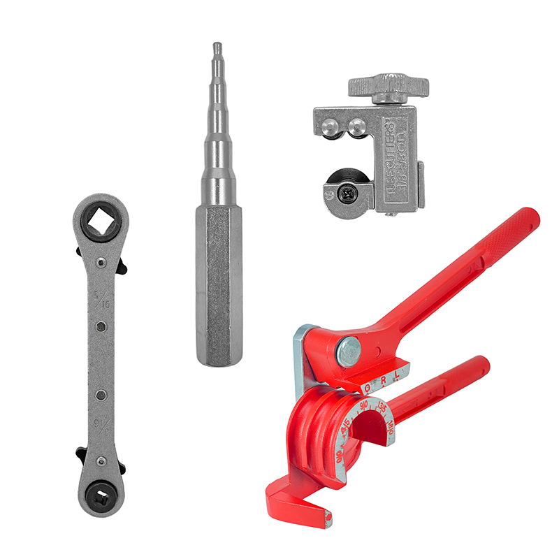 Kit de herramientas N°4 Refrigeración aire acondicionado Manifold