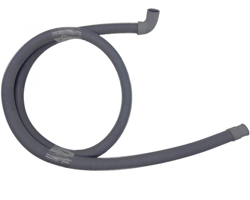 Manguera de desagote con codo para lavarropas 1,80 m