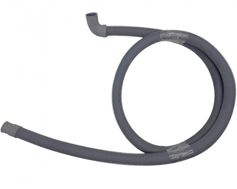 Manguera de desagote con codo para lavarropas 1,80 m