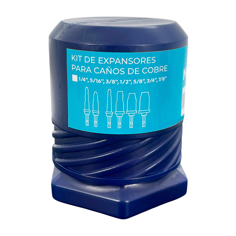 Kit de expansores caño de cobre North tipo spin taladro X 6 unidades