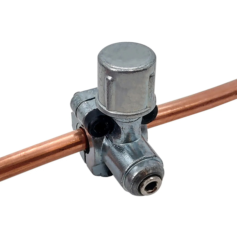 Válvula pinche para refrigeración 1/4" 5/16" 3/8"