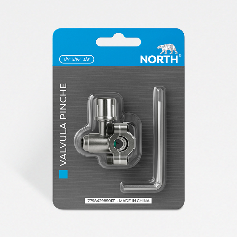 Válvula pinche para refrigeración 1/4" 5/16" 3/8"