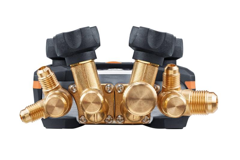 Kit Smart de vacío Testo 557S + 2 termómetro de pinza inalámbricos y mangueras + sonda inalámbrica de vacío Testo 552i c/ maletín